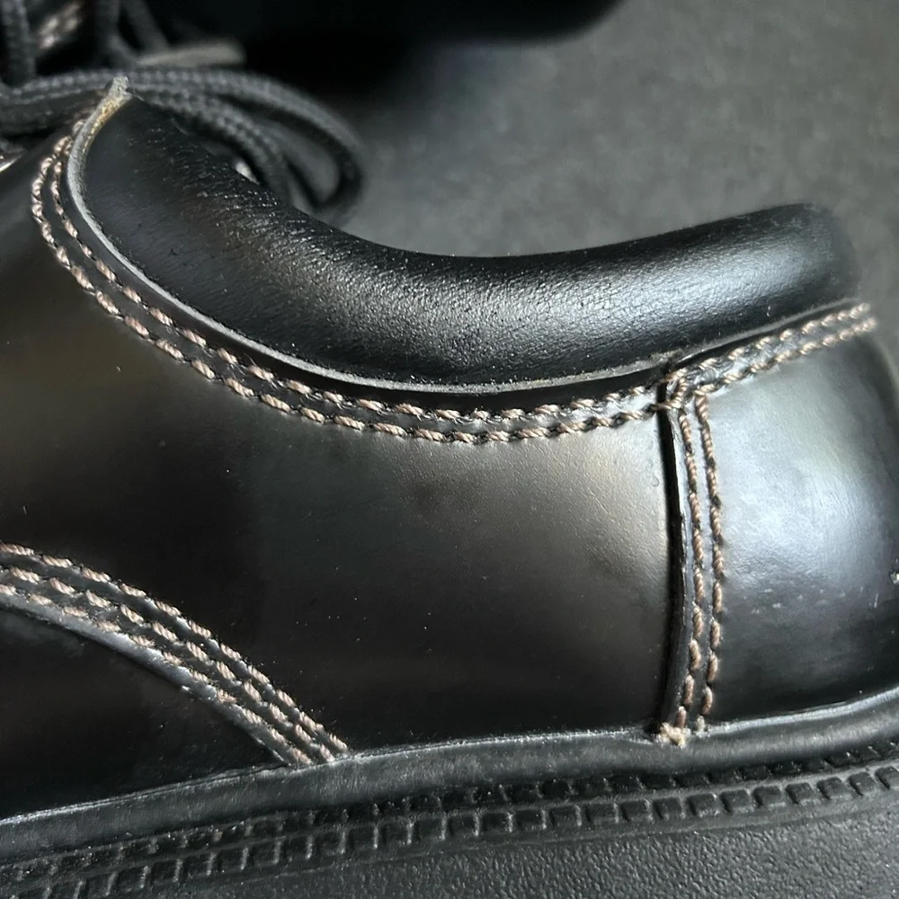 Skechers Men's Black Lace-Up Oxfords Vintage Jammers - Picture 5 of 16